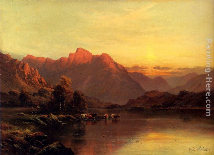 Alfred de Breanski Snr Buttermere, The Lake District
